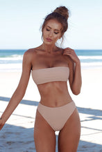 Load image into Gallery viewer, Women Bandeau Bandage Bikini Set Push-Up Brazilian Swimwear